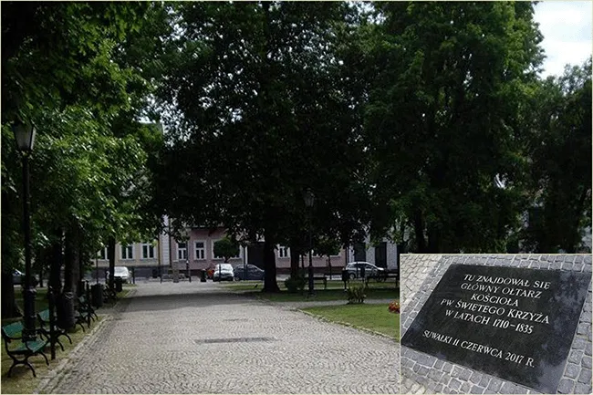 Miejski park Konstytucji 3 Maja w Suwałkach
