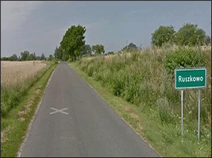 Ruszkowo — widok miejscowości (gmina Wierzbinek)