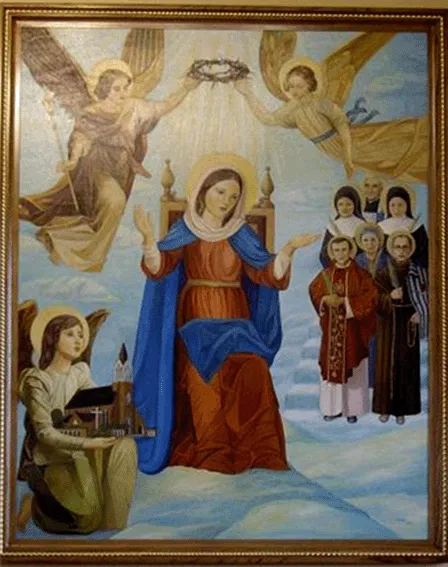 Na obrazie obok s. Kanizji jest s. Sergia i Marianna Biernacka, obie z par. Lipskiej (diecezja ełcka), św. o. Maksymilian Kolbe, bł. ks. Jerzy Popiełuszko, a powyżej sługa Boży ks. Kazimierz Hamerszmit, więzień obozu w Dachau i proboszcz par. św. Aleksandra. Obraz p. Grażyny Szejdy.